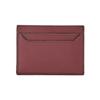 Loewe Бренд Anagram Металлический Логотип Однотонный Кожаная Картхолдер из Коровьей Кожи с Текстурой Гальки Женский Картхолдер Ягодный C821075X01-6220