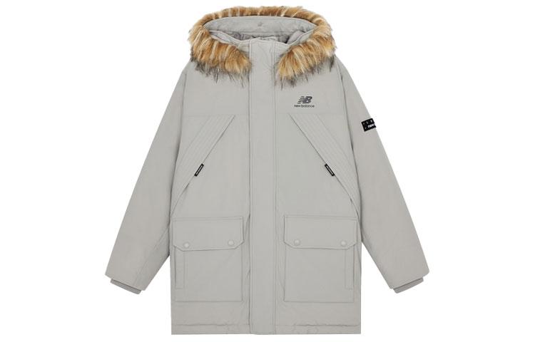 New Balance Пуховик Зимний Мужской Светло-серый AMJ14304-ARF