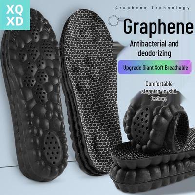 Графеновые антибактериальные спортивные стельки: Комфорт, амортизация, воздухопроницаемость и поддержка свода стопы для ног, не знающих усталости.
