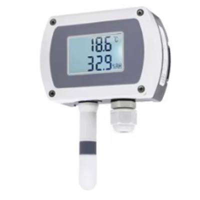 A25F-RS485 Modbus Датчик-передатчик температуры и влажности Настенный с дисплеем Монтаж на DIN-рейку