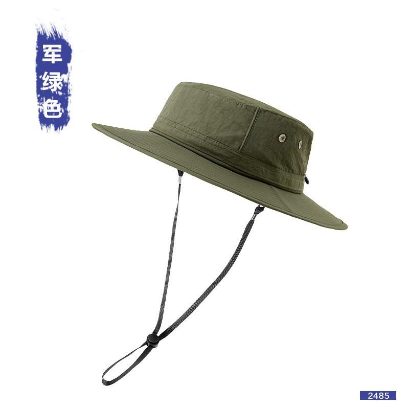 Lightweight Breathable Fishing Hat Men Women Sun Protection Wide Brim Outdoor Hiking Cap UV Resistant Quick Dry