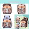 Children Themed Capybara Backpack Breathable Lightweight Cute Cartoon Schoolbag