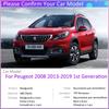 4 PCS Car Mud Flaps for Peugeot 2008 2013~ 2014 2015 2016 2017 2018  Mudguard Splash Guards Fender Mudflaps Auto Accessories