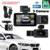 3 Camera Dash Cam WIFI CAR DVR 3-Lens Car Video Recorder Rear View Camera Black Box FULL HD 1080P Night Vision Car Accessory