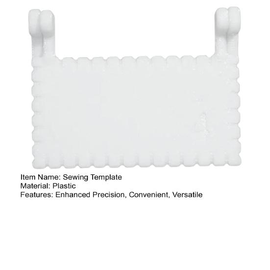 Template Clip-On Sewing Guide Ergonomic Thimble for Even Stitching DIY