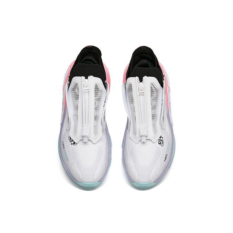 Anta Кроссовки женские с низким верхом и нескользящей подошвой и износостойкой технологией AT91 Bounce, белые, черные 122148851-3