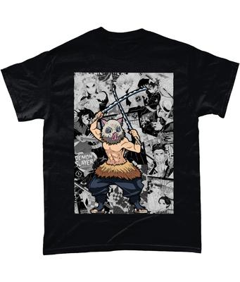 Inosuke Demon Slayer Манга полоса аниме футболка футболка унисекс