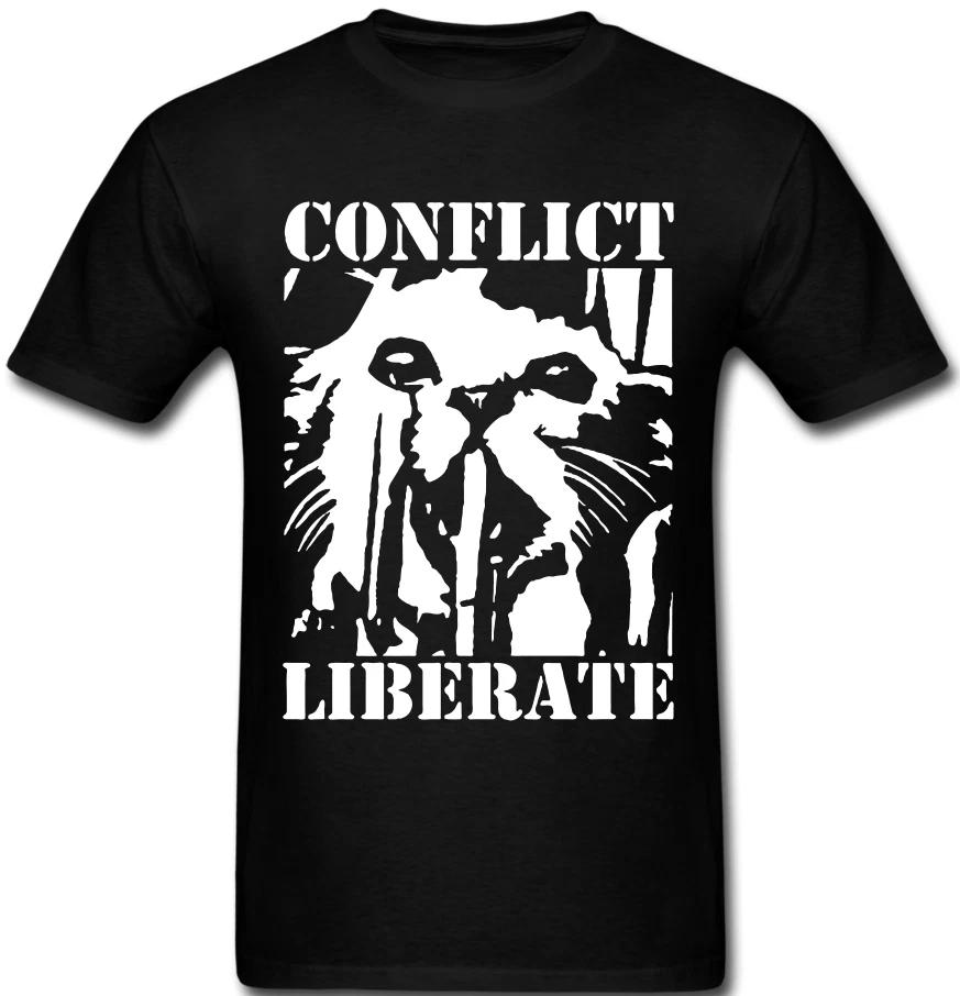 Футболка CONFLICT группа Хардкор Панк Рок Ска Анархо Освобождение