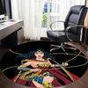 1pc Wonder Woman Office Round Area Rug, Under Office Chairs Bedroom Living Room Home Decor, Room Deco, Available in Various Sizes072