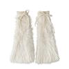 Knitted Winter Leg Warmers Y2K Plush Leg Coverings Soft Furry Leg Warmers  Accessories