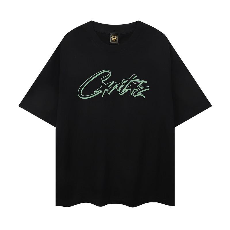 Summer new trendy brand letter printing loose round neck short-sleeved T-shirt breathable and comfortable