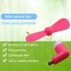 2In1 Mini Portable Mobile Phone Fan Cooler For Android For Iphone For Samsung For Huawei For Ipad