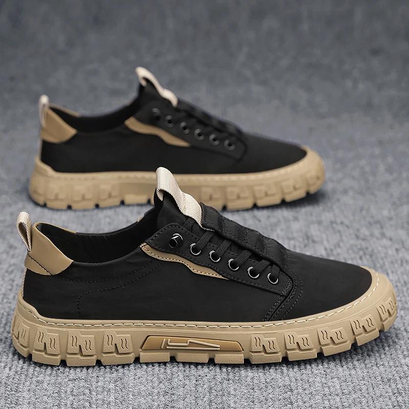 2024 Новая повседневная обувь Мужские кроссовки Уличные парусиновые туфли для ходьбы Лоферы Удобная мужская обувь tenis hombres