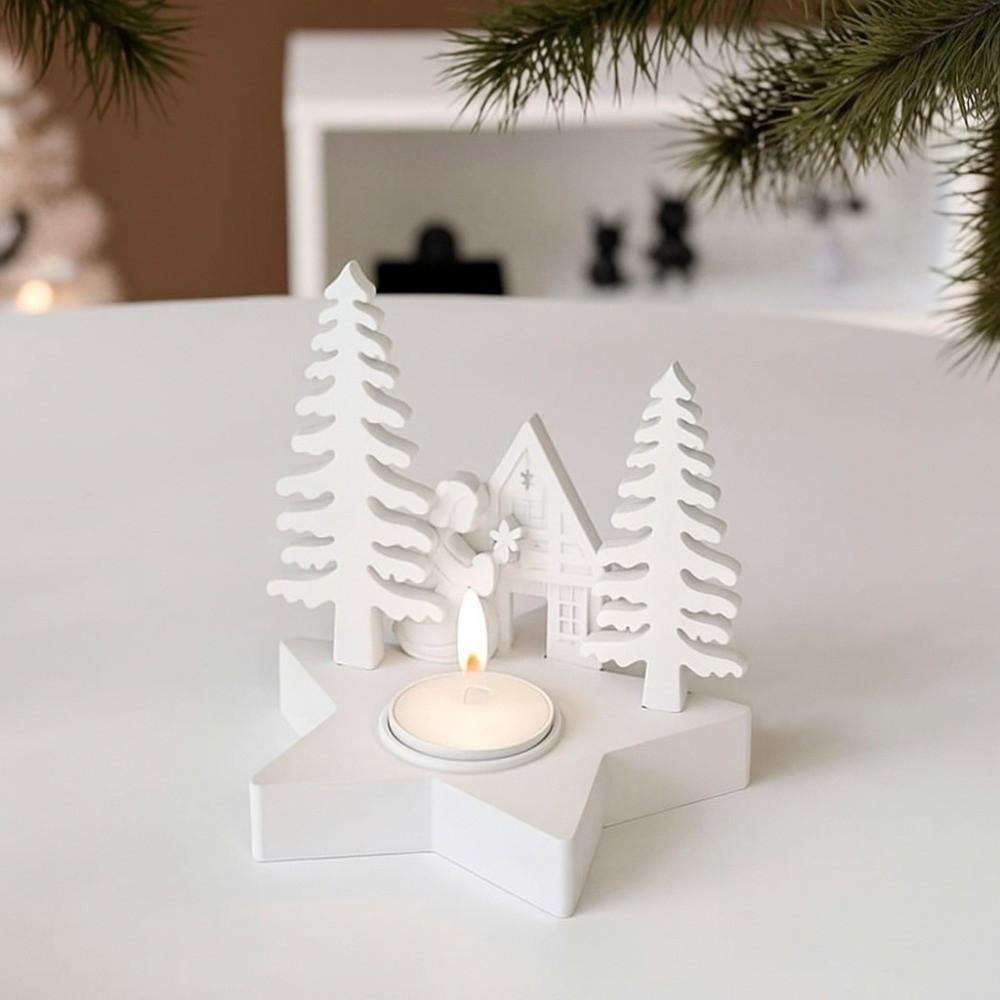 DIY Xmas Ornaments Makimg Candle Holder Mold DIY Craft Molds Holiday Ornaments