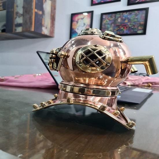 Шлем для дайвинга Marine Mini Vintage Copper Mark Us Navy Nautical
