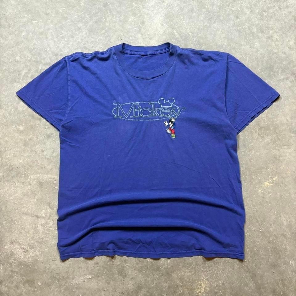 90's Mickey Mouse blue vintage Disney tee disney Unisex T-Shirt