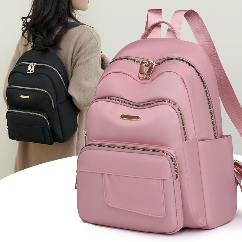 Многофункциональный нейлоновый рюкзак для женщин, простые рюкзаки для отдыха, модные дорожные сумки через плечо большой емкости для женщин, новые школьные сумки