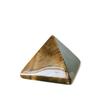 Mina Heal Healing Crystal Pyramid, Natural Tiger Eye Chakra Healing Stone, 1.5 Inches
