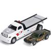 Movable Joint Rescue Engineering Vehicles Diecast Metal City Rescue Trailer Toy  Gifts for Kids