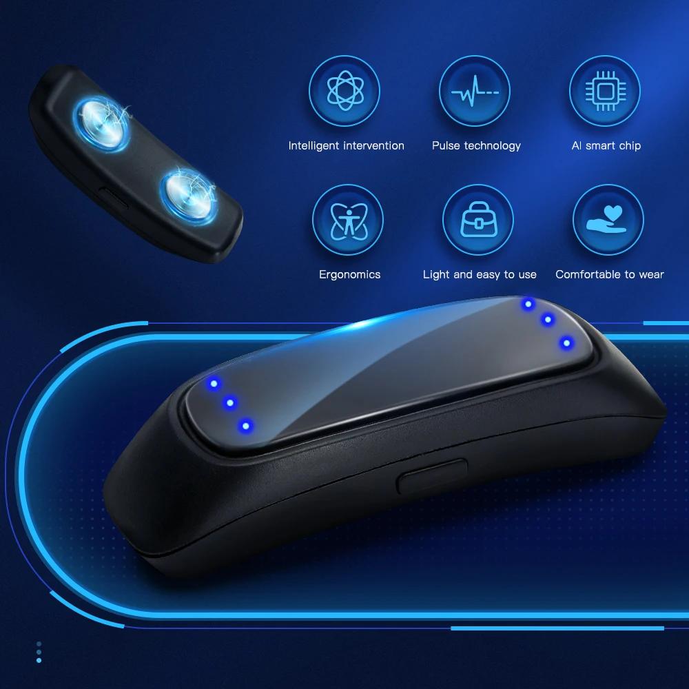 EMS Pulse Stop Snore Портативное удобное устройство для хорошего сна Stop Snore Health Care Помощь при апноэ во сне USB Smart Устройство против храпа
