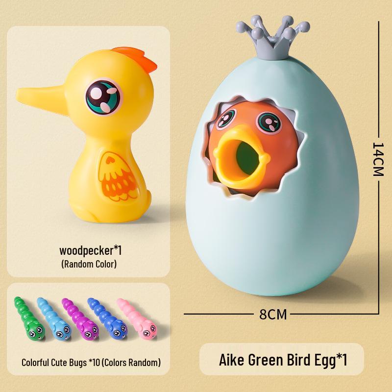 Игрушка-дятел для ловли жуков, для возраста 3-4 лет: Улучшение координации рук и глаз и раннее развитие для малышей
