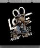 ARTISTWEAR [Atw] Boardbear Пигментная футболка с коротким рукавом