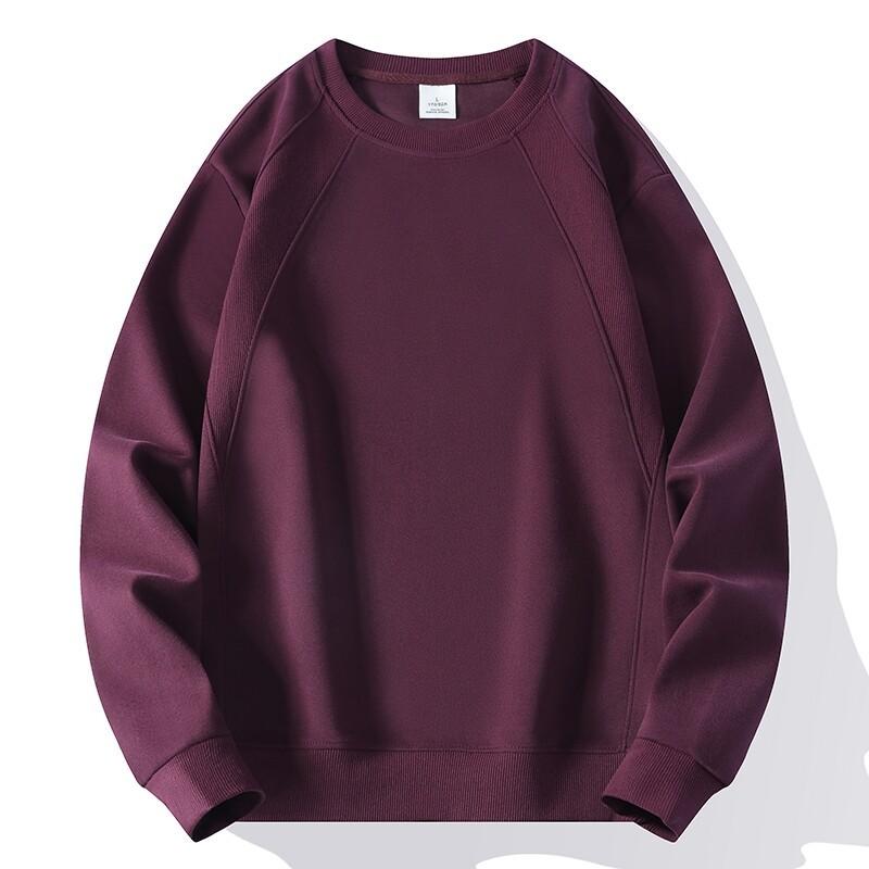 Men's Round Neck Sweater Loose Spring Leisure Sports Shirt Youth Simple Pullover Long Sleeve T-shirt