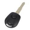 2 Buttons Black Remote Key Housing Case Fits for Ssangyong Actyon Kyron Rexton