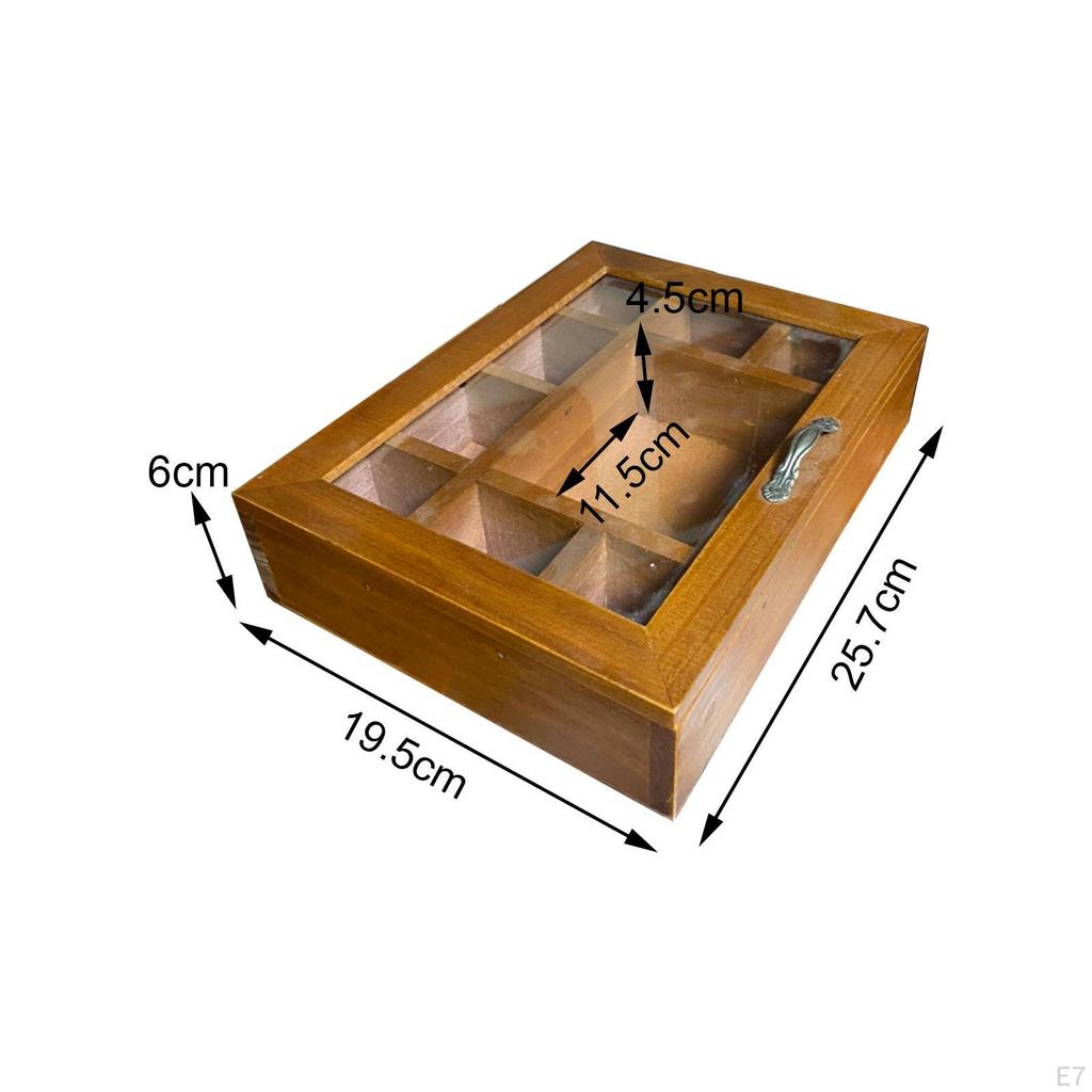 Деревянный шкаф для хранения фигурок, полка для дисплея, домашний магазин, контейнеры для чайной коробки для кухни