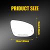 Mirror Glass Heated Blind Spot Detection Right Side For 21-23 Toyota RAV4 Prime