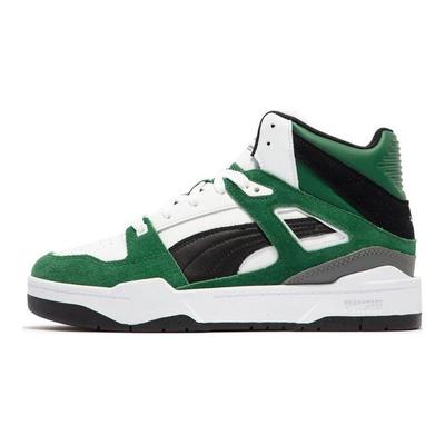 Кроссовки Slipstream Hi Heritage Кожаные Мид-топ Кроссовки Унисекс Черный Белый Зеленый 387998-08