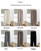 Women's Thick Wool Knit Straight-Leg Pants with Pockets