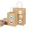 500Pcs Label Stickers Round Sticker Roll Colorful Butterfly Flowers Stickers  Party