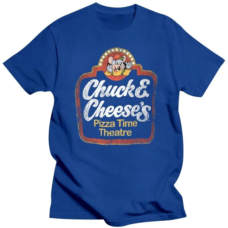 CHUCK E CHEESE PIZZA TIME THEATER TSHIRT BLACK UnisexS RETRO DISTRESSED FOOD TEE