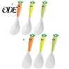 Soup Scoop Rice Spoon Non-stick Heat Resistant Long Handle Cartoon Carrot Pattern Spatula Kitchen Accessories