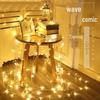 Starry LED String Lights: Vibrant Colorful Flashing Star Wave Balls for Room Atmosphere & Decoration