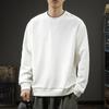 Весенний американский ретро мужской свитер с круглым вырезом свободный тренд ранняя весна хулиганский красивый длинный рукав простой однотонный пуловер куртка