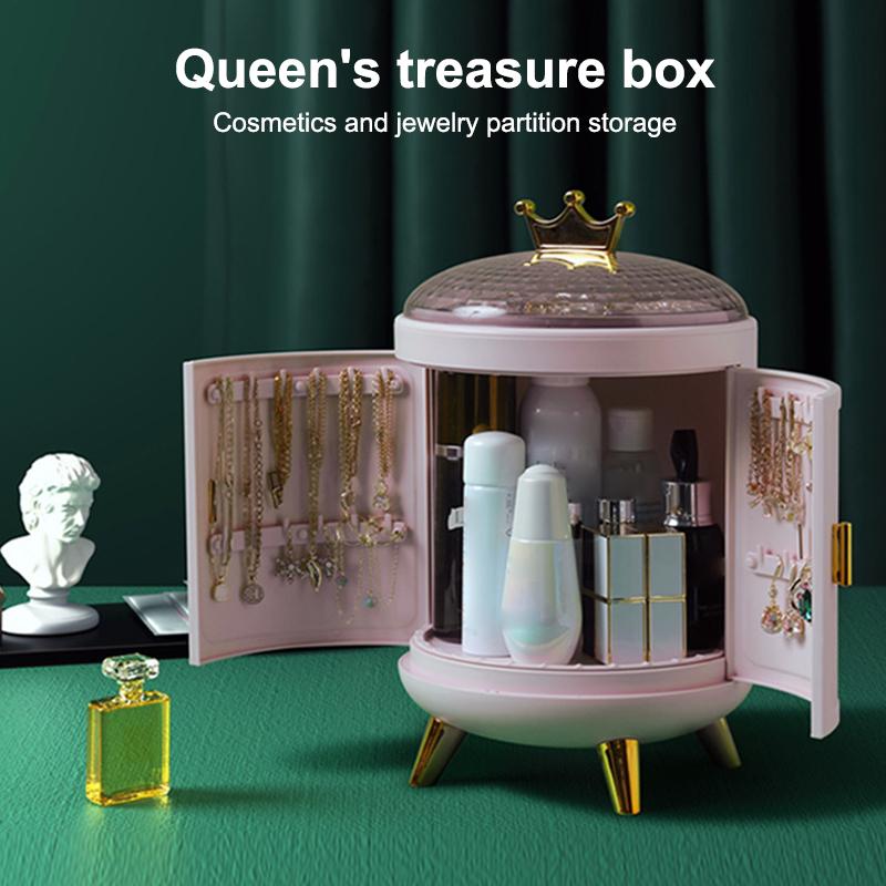Desktop Storage Box Cosmetics Storage Box Necklacebox Lipstick Displaybox Jewelry Desktop Decoration Multifunctional Accessories