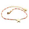 [R0255] - Designer Bracelet Steel 'A Star Is Born' Rose Gold - 10x10 Mm