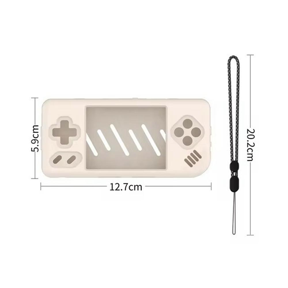 Silicone Protective Case for Anbernic RG28XX Handheld Gaming Console Sleeve with Strap