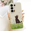 For Tecno Camon 50 Pro 4G CN5c Cute Cat Flower Cartoon Phone Case For Tecno Camon 50Pro 4G Soft Silicone Covers Bumpers