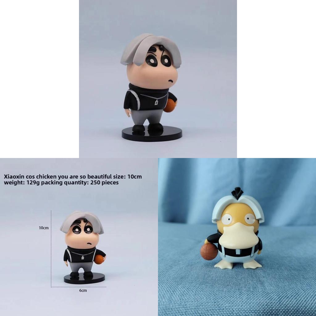 Crayon Shin Chan Kunkun Chicken Pvc Desk Ornament With Cartoon Style For Collectors