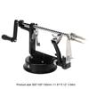 3 In 1 Hand-cranked Apple Peeler Multi-functional Fruit Apple Peeling Machine Stainless Steel Apples Slicer with Suction Base