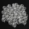50pcs/Lot 5g Sample Clear Cream Jar Mini Cosmetic Bottles Containers Transparent Pot For Nail Arts Small Clear Can Tin For Balm