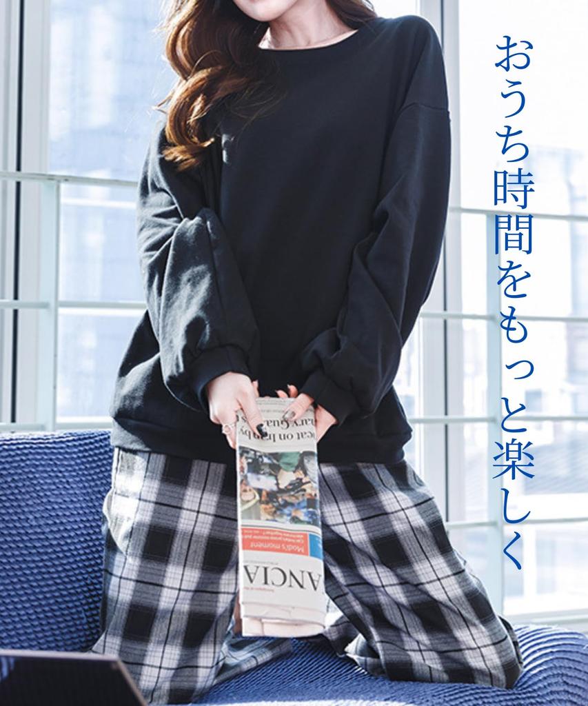 Renrock Хлопковая пижама Клетка Длинные рукава и Идеально для Весны и Домашней одежды Женский 100% Комплект, Узор, Брюки, Осень, (XXL)