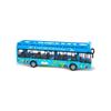 Alloy Car 15Cm Bus Model Diecast Double-Decker Pull Back Vehicle Children's Toy Car Bus Toy Car for Boys Girls Birthday Gifts