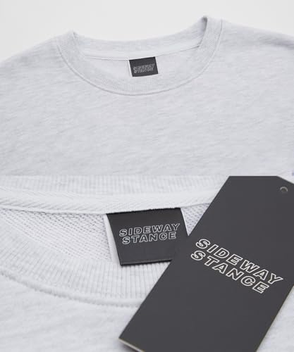 [IMPROVES] [SIDEWAYSTANCE] Embroidered One-Point Fleece Sweatshirt