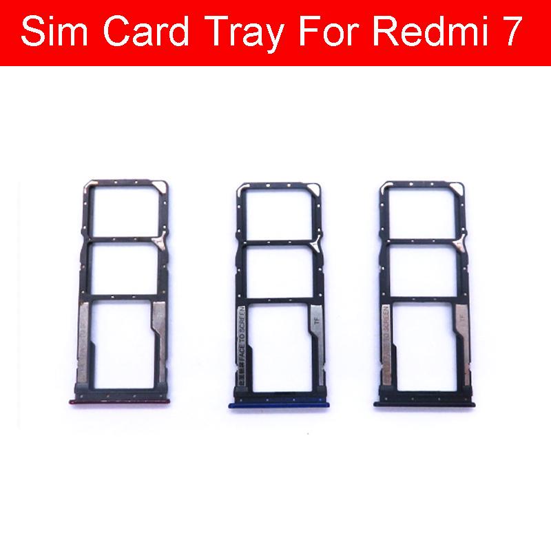 Лоток для SIM-карты для Xiaomi Redmi K20/S2/Y2/Note 7/Note 8/Note 9, адаптер для слота для SIM-карты