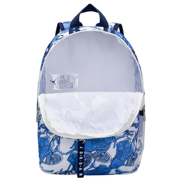 New Jordan Polyester Backpack Trumpets Unisex Blue JD2523016TD-005