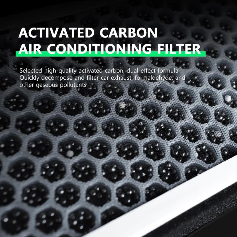 VASTZ Cabin Air Filter with Activated Carbon 2PCS 4PCS Vent HEPA Air Intake Filter Accessories Replacement for Tesla Model 3 Y